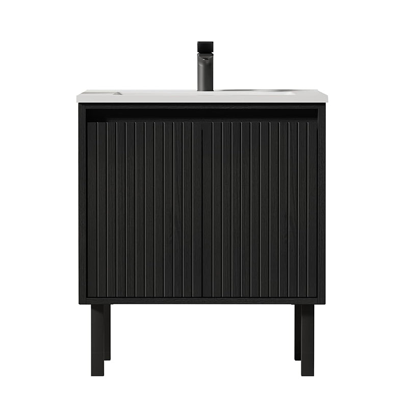 24 Inch Freestanding Single Sink Bathroom Vanity