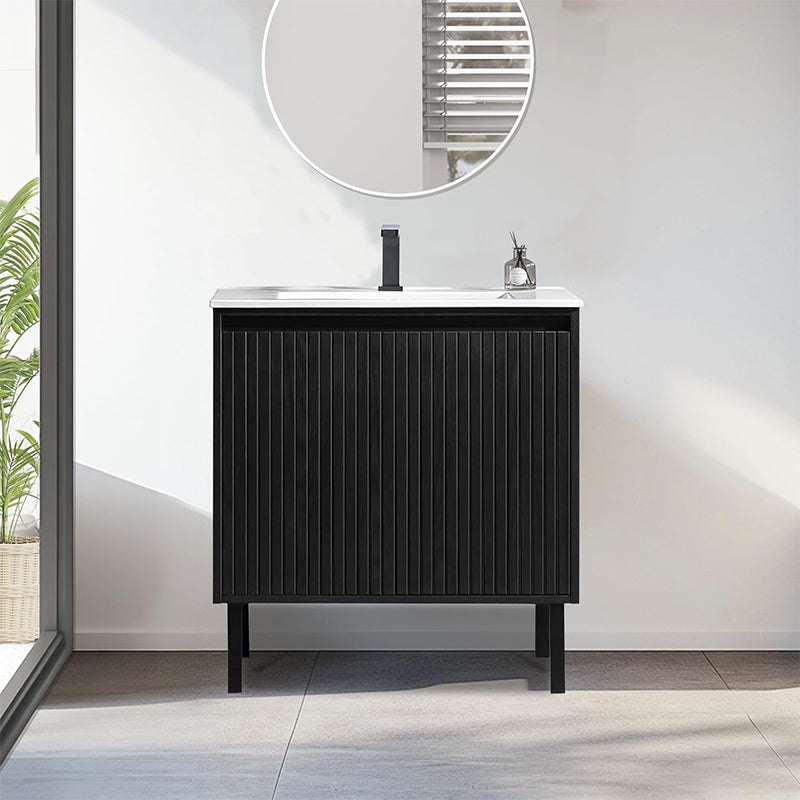 24 Inch Freestanding Single Sink Bathroom Vanity
