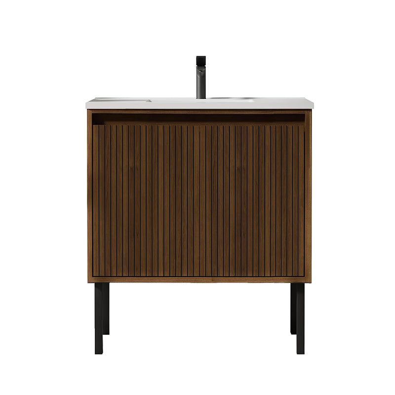 24 Inch Freestanding Single Sink Bathroom Vanity