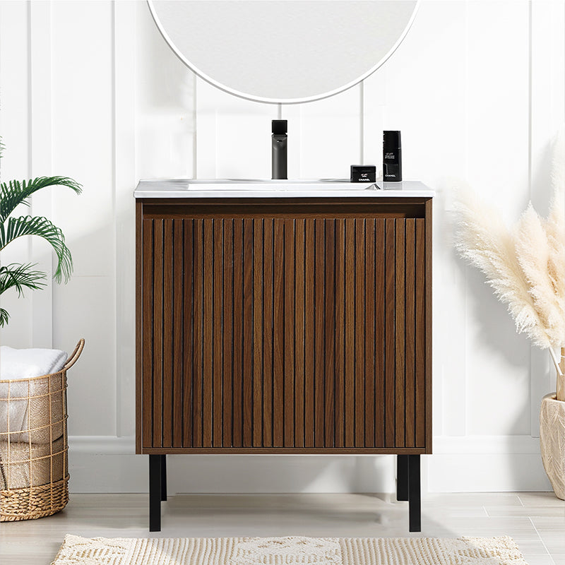 24 Inch Freestanding Single Sink Bathroom Vanity