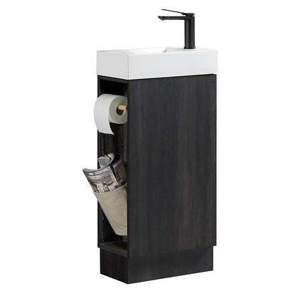 16 Inch Freestanding Single Sink Bathroom Vanity