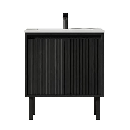 24 Inch Freestanding Single Sink Bathroom Vanity
