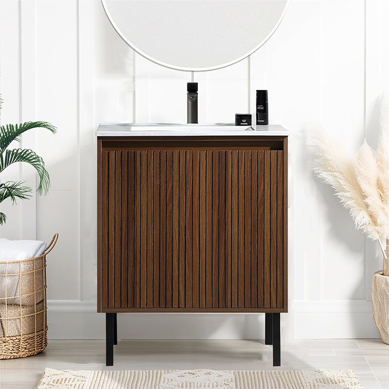 24 Inch Freestanding Single Sink Bathroom Vanity