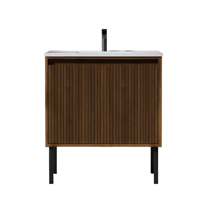 24 Inch Freestanding Single Sink Bathroom Vanity