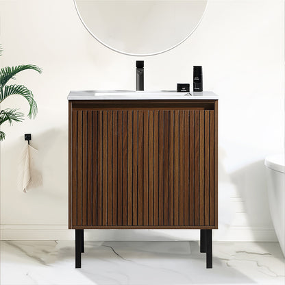 24 Inch Freestanding Single Sink Bathroom Vanity